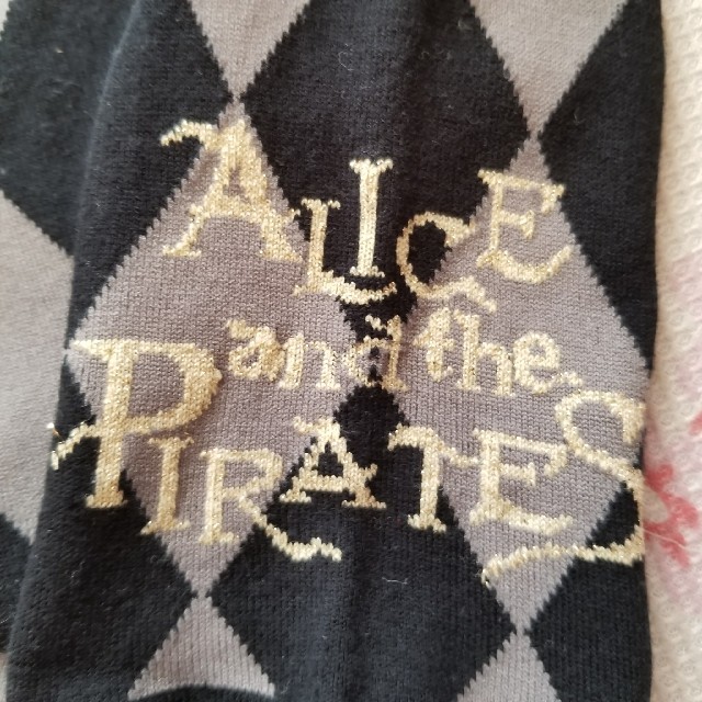 ALICE and the PIRATES(アリスアンドザパイレーツ)の【Muuh様専用】A/Pダイヤ柄オーバーニーソックス レディースのレッグウェア(ソックス)の商品写真