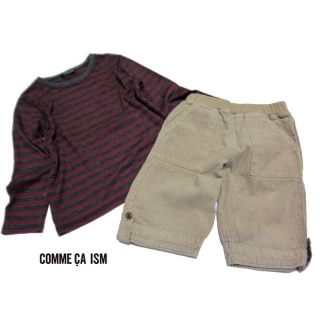 コムサイズム(COMME CA ISM)の■コムサ・イズム■ キッズ　110cm 長袖Tシャツとコーデュロイパンツセット (その他)