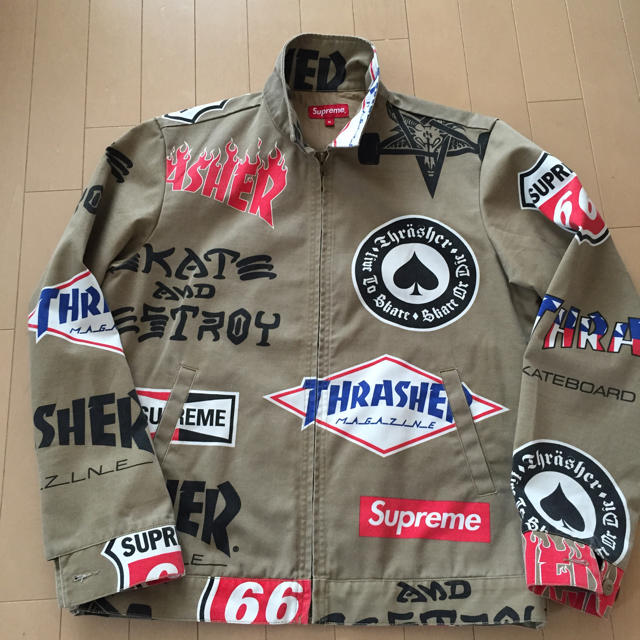 Supreme(シュプリーム)のSupreme×Thrasher Work Jacket  正規品 メンズのジャケット/アウター(ブルゾン)の商品写真