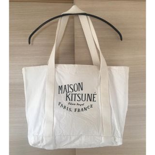 メゾンキツネ(MAISON KITSUNE')のMAISON KITSUNE' メゾン キツネ オフホワイトトート エコバッグ(トートバッグ)