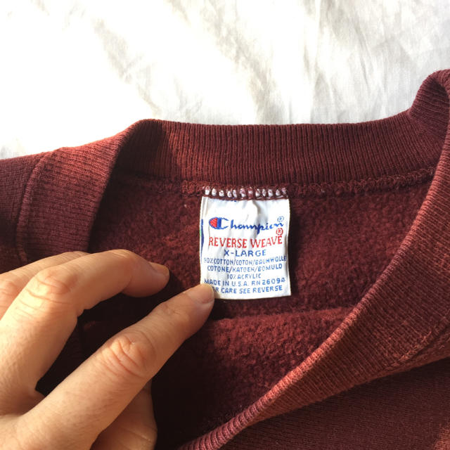 Champion(チャンピオン)のチャンピオン champion リバースウィーブ XL エンジ メンズのトップス(スウェット)の商品写真