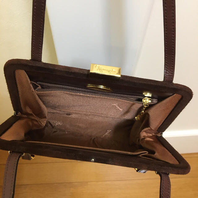 GINZA Kanematsu(ギンザカネマツ)の最終値下げ❗️銀座かねまつ ハンドバッグ  本革&スエード レディースのバッグ(ハンドバッグ)の商品写真