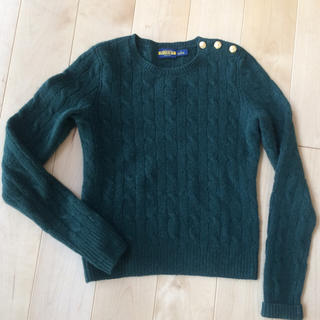 ポロラグビー(POLO RUGBY)のラルフローレン  グリーンのセーター(ニット/セーター)