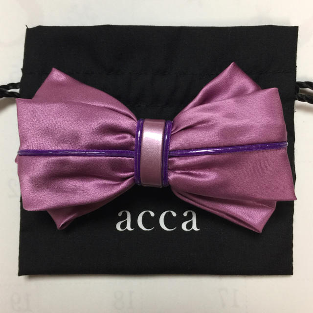 acca(アッカ)のacca リボンバレッタ 新品・未使用 レディースのヘアアクセサリー(バレッタ/ヘアクリップ)の商品写真