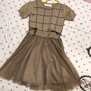 トッコ(tocco)のトッコクローゼット♡リボン♡シフォンワンピース♡(ひざ丈ワンピース)