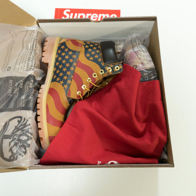 Supreme(シュプリーム)のSupreme Timberland Stars and Stripes 6-I メンズの靴/シューズ(スニーカー)の商品写真