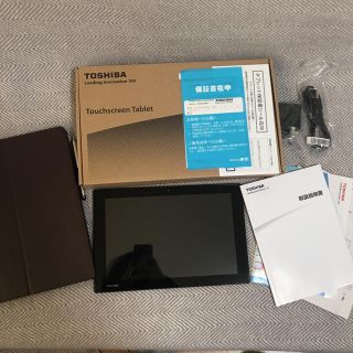 トウシバ(東芝)の中古美品専用ケース付き✨TOSHIBAタブレット A205SB ブラック(タブレット)