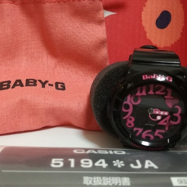 Baby-G(ベビージー)のG-SHOCK　BABY G　腕時計　ブラック レディースのファッション小物(腕時計)の商品写真