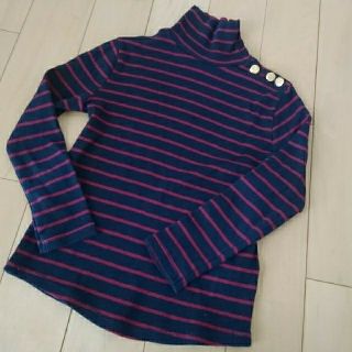 ザラキッズ(ZARA KIDS)のZARA KIDS ハイネック マリンボーダー  164センチ(Tシャツ/カットソー)