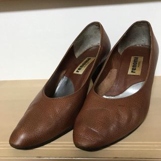 レノマ　パンプス　ベロア風　新品