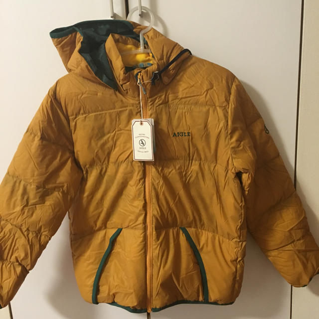 AIGLE - AIGLEダウン イエロー150の通販 by つきみ|エーグルならラクマ
