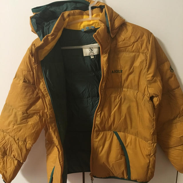 AIGLE - AIGLEダウン イエロー150の通販 by つきみ|エーグルならラクマ