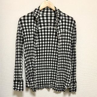 ツモリチサト(TSUMORI CHISATO)のTSUMORI CHISATO★シワ加工ギンガムチェックシャツ(シャツ/ブラウス(長袖/七分))