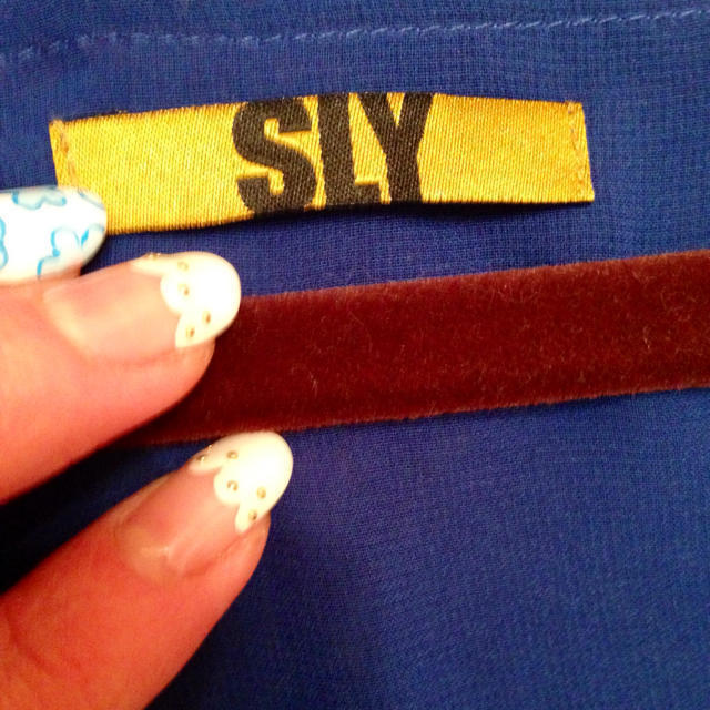 SLY(スライ)のSLY真っ青なワンピース レディースのワンピース(ミニワンピース)の商品写真