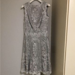 タダシショウジ(TADASHI SHOJI)の【新品希少サイズ0】TADASHI SHOJI フレアワンピース タダシショウジ(ひざ丈ワンピース)