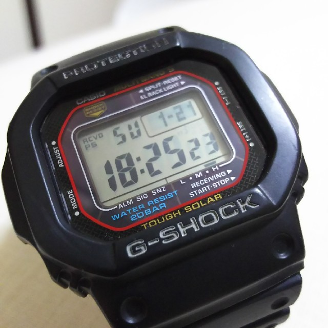 カシオ G-SHOCK GW-M5600BC 電波タフソーラー 黒