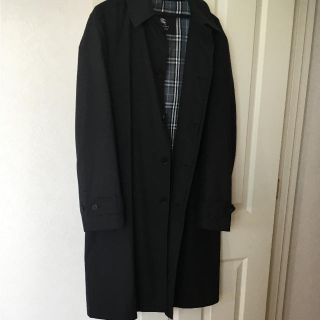 バーバリーブラックレーベル(BURBERRY BLACK LABEL)の美品 バーバリー ブラックレーベル ステンカラーコート メンズ(ステンカラーコート)