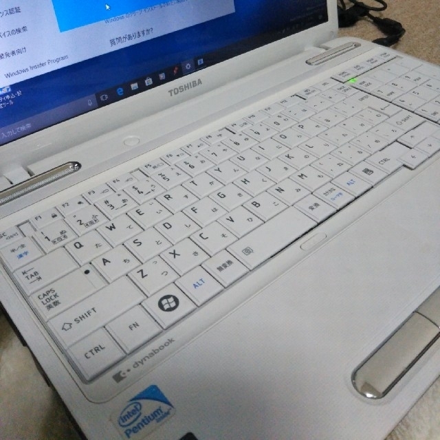 東芝(トウシバ)のノートPC　ジャンク品 スマホ/家電/カメラのPC/タブレット(ノートPC)の商品写真