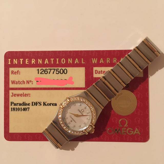 OMEGA(オメガ)のオメガ コンステレーション コンビ ベルトコマのみ メンズの時計(金属ベルト)の商品写真