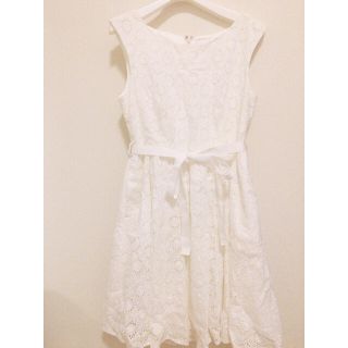 ジルバイジルスチュアート(JILL by JILLSTUART)の♡ JILL STUART フラワーリボンワンピース ♡(ミニワンピース)