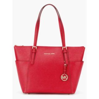 マイケルコース(Michael Kors)の送料込み！新品 本物 マイケルコース　トート 赤(トートバッグ)