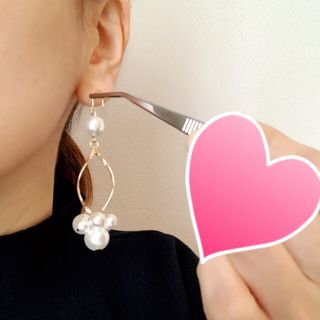 エイミーイストワール(eimy istoire)の高品質k16GPフック♡日本製パール♡eimy istoire好きな方にも♡(ピアス)