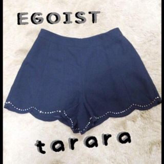 エゴイスト(EGOIST)の新品★激安★激かわ★雑誌掲載★ビジュー★大人気★即完売★フェミニン★(ショートパンツ)