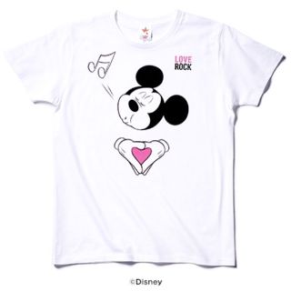 ディズニー(Disney)の【S & S 様専用】ロッキンスター Tシャツ ミッキー(Tシャツ(半袖/袖なし))