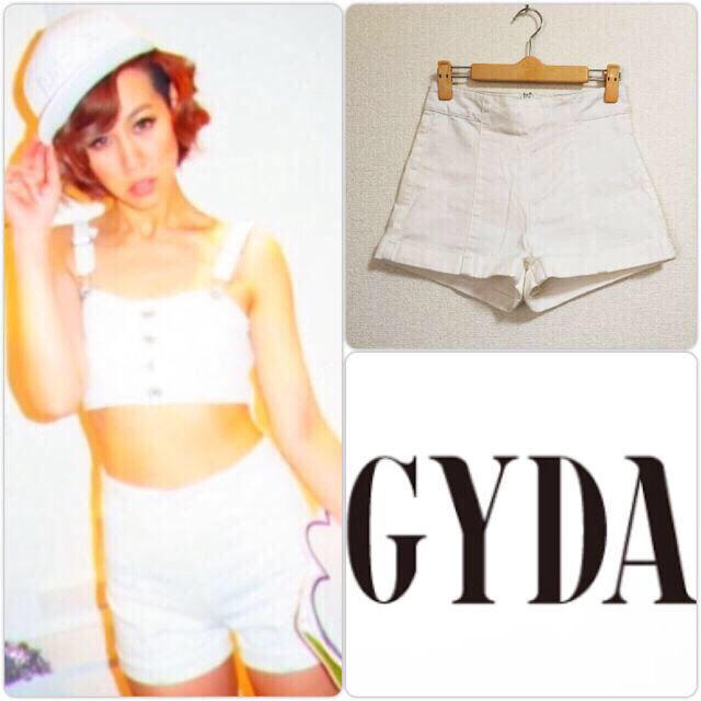 GYDA(ジェイダ)のGYDA♡ハイウエストパンツ レディースのパンツ(ショートパンツ)の商品写真