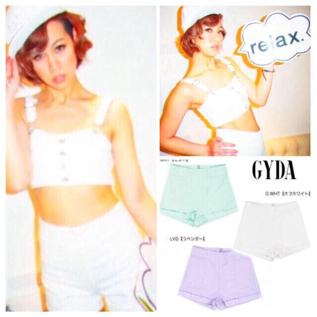 GYDA(ジェイダ)のGYDA♡ハイウエストパンツ レディースのパンツ(ショートパンツ)の商品写真