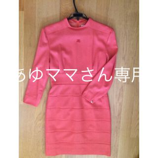 クレージュ(Courreges)のワンピース  クレ–ジュ  美品(ひざ丈ワンピース)