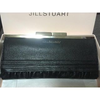 ジルスチュアート(JILLSTUART)の新品未使用 ジルスチュアート 長財布 フリル 黒(財布)