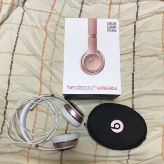 ビーツバイドクタードレ(Beats by Dr Dre)のbeats solo3 wireless ローズゴールド(ヘッドフォン/イヤフォン)