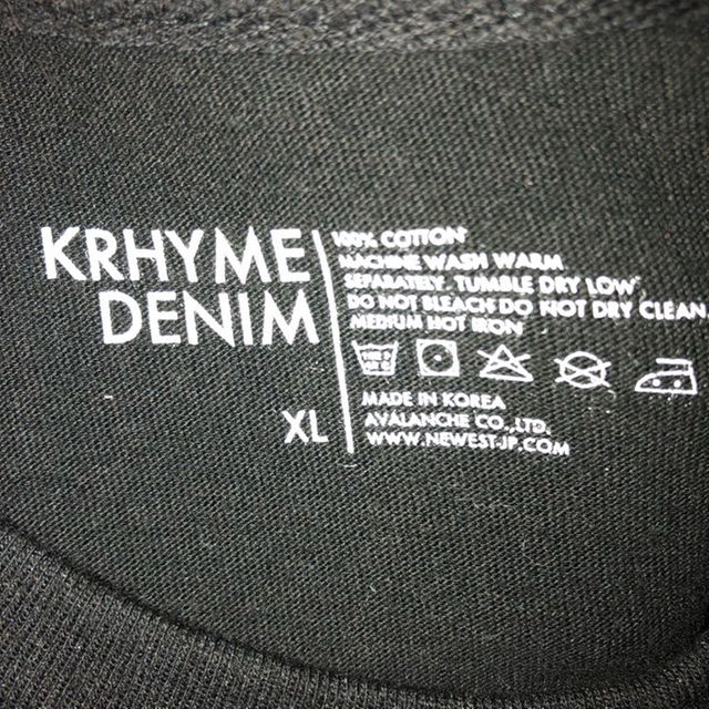 Supreme(シュプリーム)のKHRYME DENIM バンダナ マリアT 黒 XL メンズのトップス(その他)の商品写真