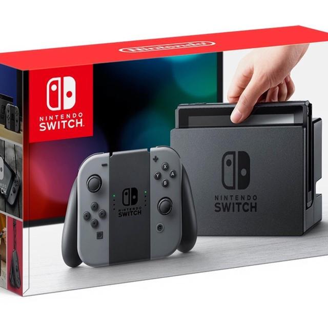 任天堂＊Switch グレー エンタメ/ホビーのゲームソフト/ゲーム機本体(家庭用ゲーム機本体)の商品写真