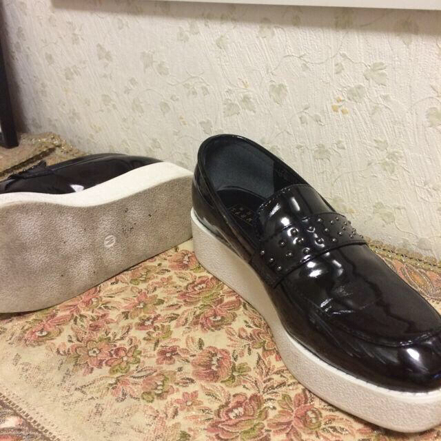 LOWRYS FARM(ローリーズファーム)の厚底エナメルシューズ レディースの靴/シューズ(ブーツ)の商品写真