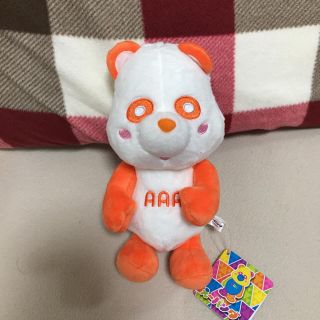 トリプルエー(AAA)のAAAぬいぐるみ  オレンジ  新品(アイドルグッズ)