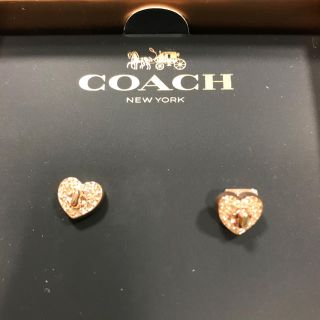 コーチ(COACH)のコーチ新品ハートパヴェPGピアス(ピアス)