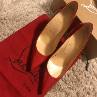 クリスチャンルブタン(Christian Louboutin)のクリスチャンルブタン 38 パンプス レッド 美品(ハイヒール/パンプス)