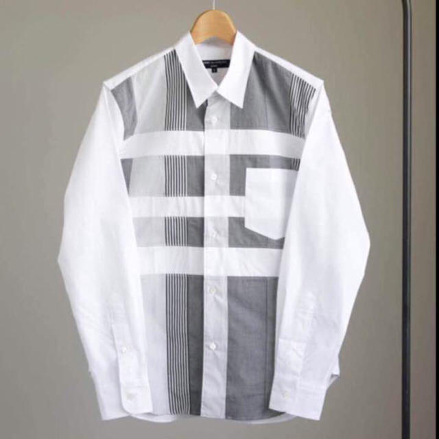COMME des GARCONS(コムデギャルソン)の新品 コムデギャルソンオム 17SS パッチワークシャツ S メンズのトップス(シャツ)の商品写真
