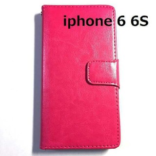 iphone 6 レザーケース　ピンク　(iPhoneケース)