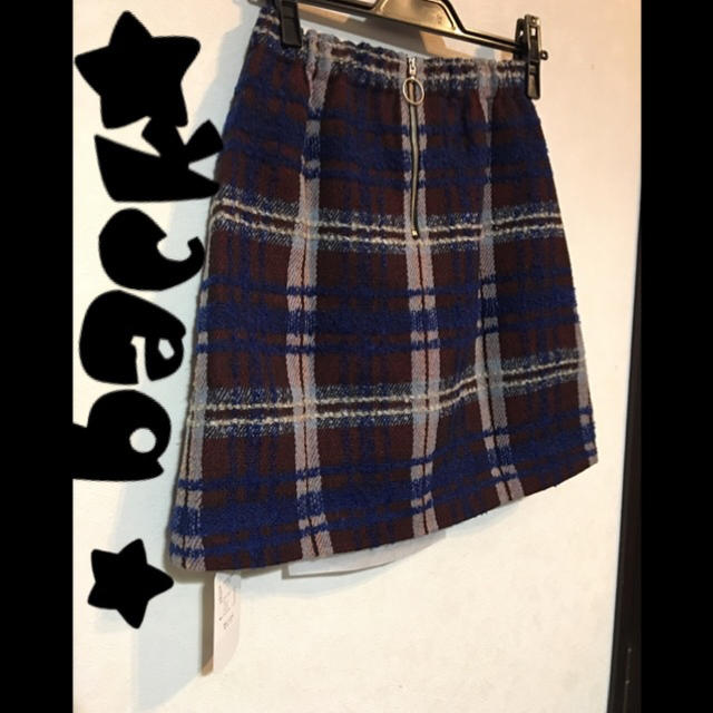who's who Chico(フーズフーチコ)のchico★チェック台形スカート★BL レディースのスカート(ひざ丈スカート)の商品写真