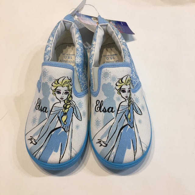 Disney(ディズニー)のアナ雪シューズ キッズ/ベビー/マタニティのキッズ靴/シューズ(15cm~)(スリッポン)の商品写真