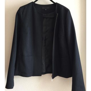 ユニクロ(UNIQLO)の【送料込】ノーカラージャケット UNIQLO(ノーカラージャケット)