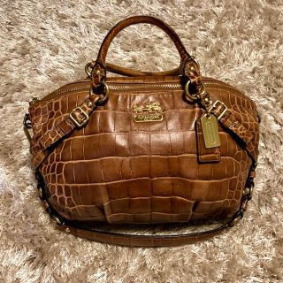 コーチ(COACH)の中古/COACH/ハンドバッグ/クロコダイル(ハンドバッグ)