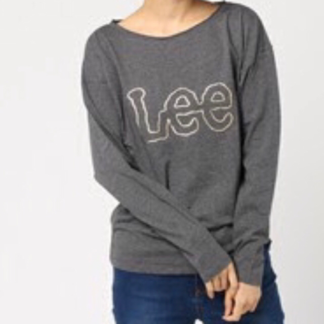 Lee(リー)の新品未使用 Leeコラボ ロングTシャツ グレー レディースのトップス(Tシャツ(長袖/七分))の商品写真