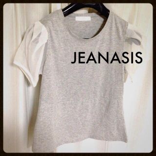 ジーナシス(JEANASIS)のJEANASIS☆半袖シフォンカットソー(カットソー(半袖/袖なし))