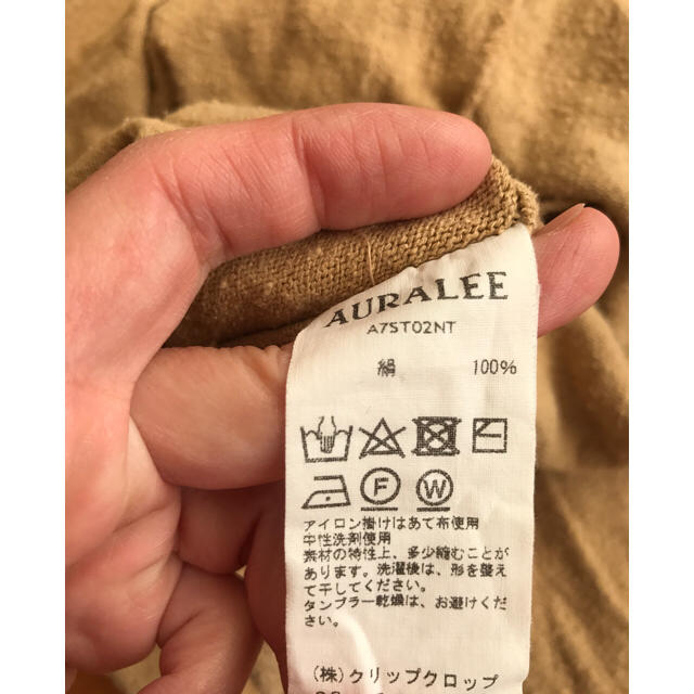 Ron Herman(ロンハーマン)のオーラリー シルクカットソー auralee レディースのトップス(Tシャツ(半袖/袖なし))の商品写真