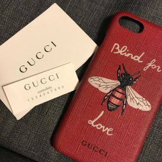 グッチ(Gucci)のGUCCI レア iPhone7 ケース 日本未販売(iPhoneケース)