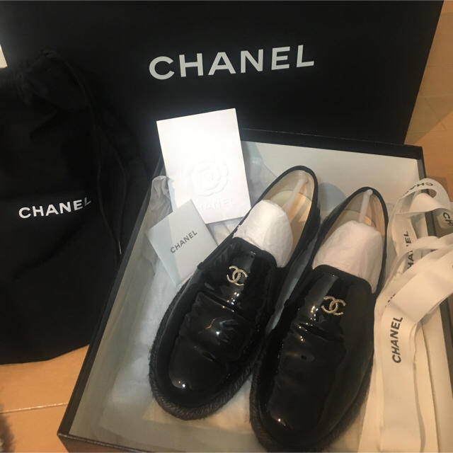 愛用 CHANEL - CHANEL シャネル 靴 ローファー ローファー/革靴
